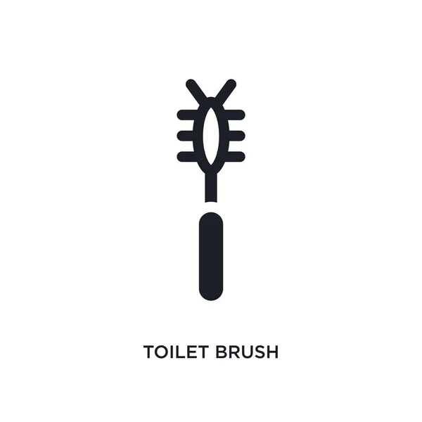 Escova de toalete ícone isolado. ilustração elemento simples de hyg — Vetor de Stock