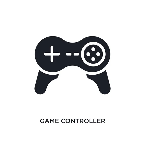 Controlador Jogo Ícone Isolado Cruz Ilustração Elementos Simples Ícones Conceituais — Vetor de Stock