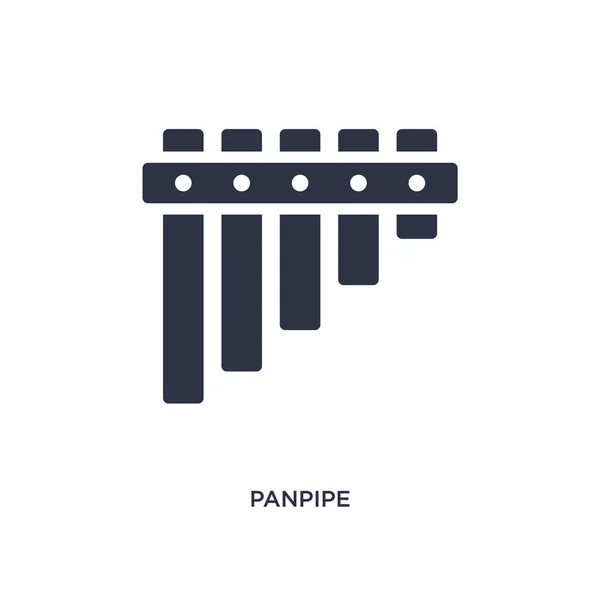 Panpipe Icon Simple Element Illustration Music Concept Panpipe Editable Symbol — Stock Vector