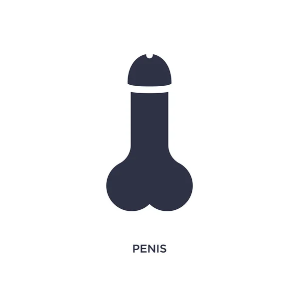Penis Icoon Eenvoudige Element Illustratie Van Medisch Concept Penis Bewerkbare — Stockvector