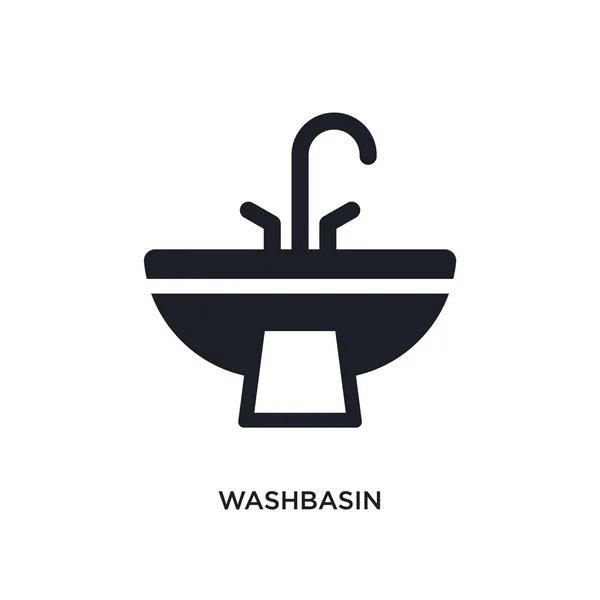 Ícone isolado lavatório. ilustração elemento simples de higiene — Vetor de Stock