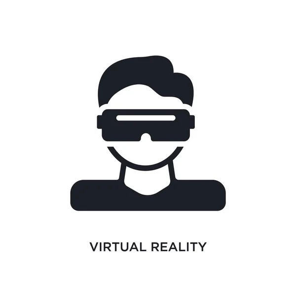 Realidad Virtual Icono Aislado Ilustración Elementos Simples Iconos Concepto Casa — Vector de stock