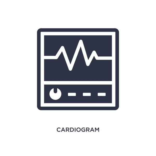 Kardiogram Ikon Egyszerű Elem Illusztráció Ból Orvosi Fogalom Kardiogramm Szerkeszthető — Stock Vector