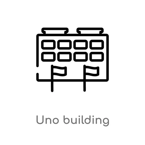 Uno Buildingストックベクター ロイヤリティフリーuno Buildingイラスト Depositphotos