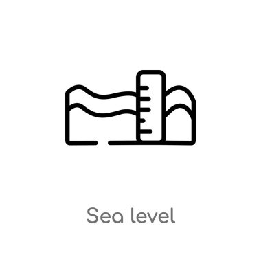 Sea Level Icon Free Vector Eps Cdr Ai Svg Vector Illustration Graphic Art