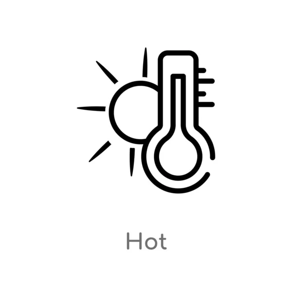 गरम घटक करण गरम — स्टॉक व्हेक्टर