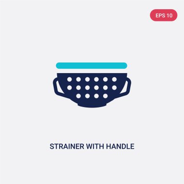 bistro ve resta kolu vektör simgesi ile iki renk süzgeç