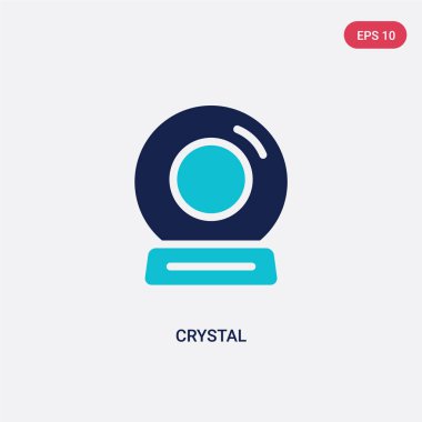 eğlence ve arcade conc iki renkli kristal vektör simgesi