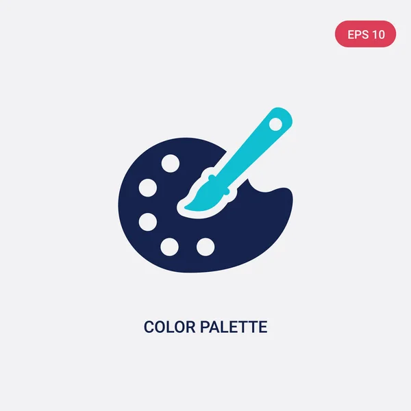 Dos colores paleta vector icono del concepto de bolsillo creativo — Archivo Imágenes Vectoriales