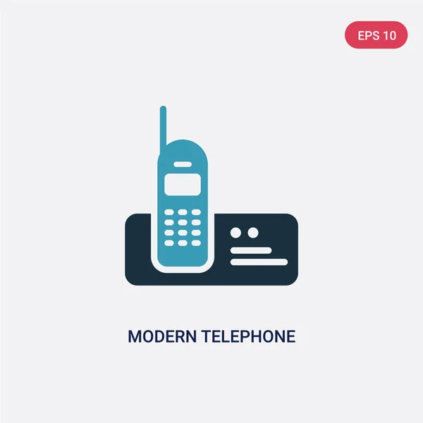 Two color modern telephone vector icon from tools and utensils c Royalty Free Stock Illustrations