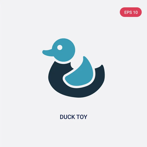 Dvoubarevná ikona vektoru hračky od koncepce hraček. izolované modré — Stockový vektor