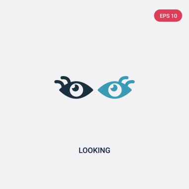 kullanıcı arabirimi kavramından iki renk görünümlü vektör simgesi. ısola