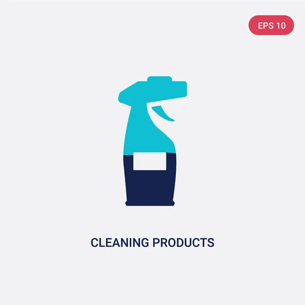 2 εικονίδιο διανυσματικών προϊόντων καθαρισμού από την έννοια του καθαρισμού. I — Διανυσματικό Αρχείο