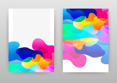 Yıllık rapor, broşür, el ilanı, pos için soyut eleman tasarımı