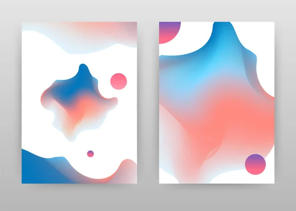 Design abstrait coloré rose bleu pour rapport annuel, brochure , — Image vectorielle