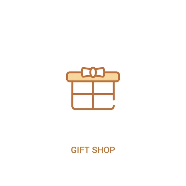 Gift Shop Concept 2 Colored Icon Simple Line Element Illustrati Stock Images Page Everypixel