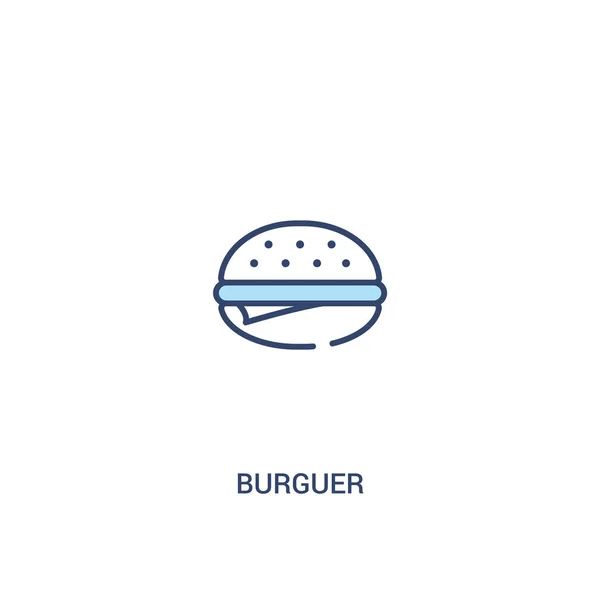 Concepto burgués 2 icono de color. ilustración simple elemento de línea — Vector de stock