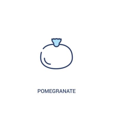 nar kavramı 2 renkli simge. basit çizgi elemanı illustra