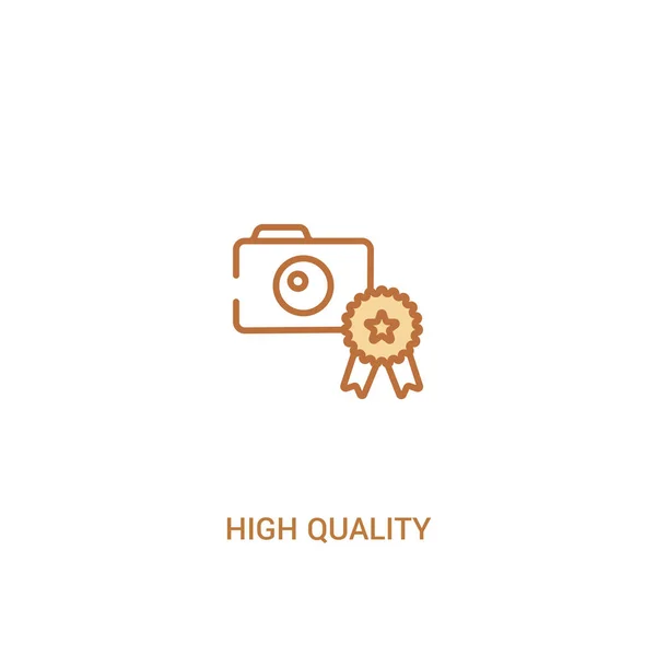 High quality concept 2 colored icon. simple line element illustr — Stock Vector