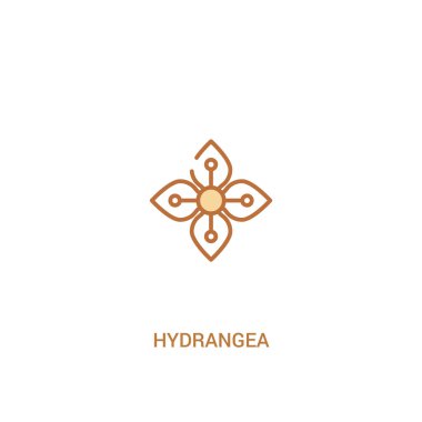 ortanca kavramı 2 renkli simge. basit satır elemanı illustrati