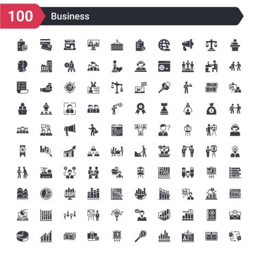 Yeniden düzenleme, kimlik kartı, çizgi grafiği istatistikleri, para arama, istatistik sunumu, evrak çantası ayarları, para, yükselen grafik, çeyrek pasta grafiği gibi ayarlanmış 100 iş simgesi