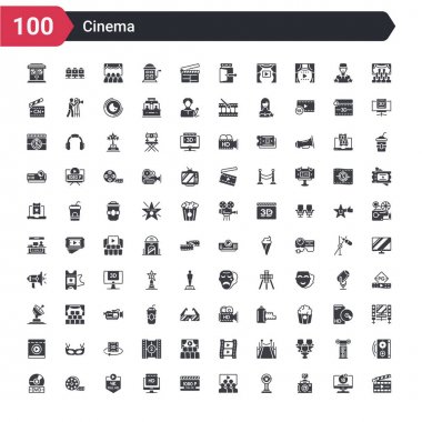 Film clapper açık, dslr kamera, ödül, film izleyenler, 1080p full hd, hd, 4k fullhd, büyük film rulosu, dvd gibi 100 sinema ikonu
