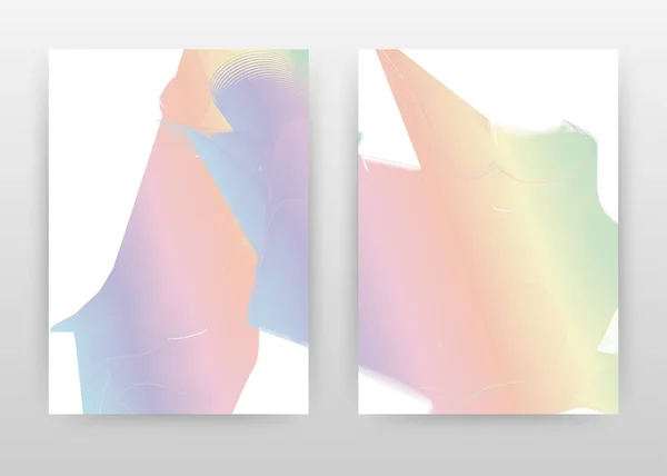 Concept coloré résumé conception du rapport annuel, brochure, mouche — Image vectorielle