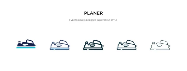 플래너 아이콘은 다른 스타일 벡터 일러스트에서 사용 된다. 두 가지 색 — 스톡 벡터