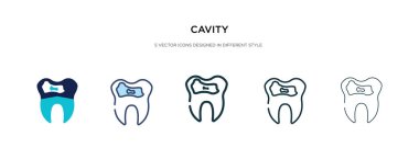 Farklı stil vektör illüstrasyonunda boşluk simgesi. iki renkli 