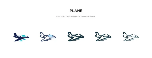 Icono plano en la ilustración de vectores de estilo diferente. dos colores a — Vector de stock