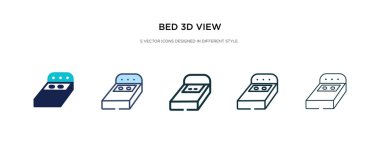 Download Bed 3d View Free Vector Eps Cdr Ai Svg Vector Illustration Graphic Art