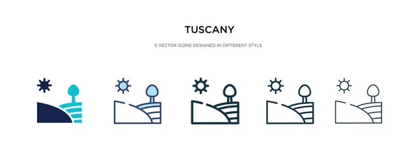 Tusjalá icono en la ilustración de vectores de estilo diferente. dos colores — Vector de stock