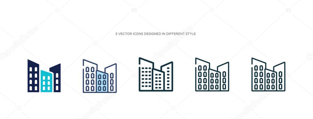 Icon in different style vector illustration. two colored and black  vector icons designed in filled, outline, line and stroke style can be used for web, mobile,