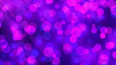 Renkli arka plan ile parlayan parçacıklar