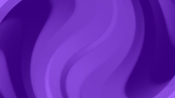 Фиолетовый фон с светящимися линиями — стоковое видео