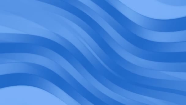 Abstrakter blauer Hintergrund mit diagonalen Linien — Stockvideo