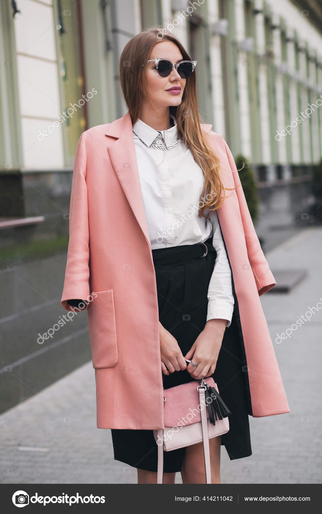 Tendance Manteau Rose Long Manteau Rose Hiver Femme