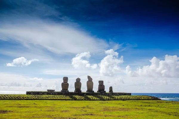 Moai Ilha Páscoa — Fotografia de Stock