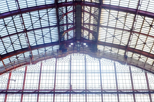 Antwerp Belgium Anno 2018 Beautiful Classical Glass Ceiling Train Hall — Stock fotografie