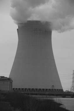 2016, Doel, Antwerp, Belçika, soğutma kuleleri nucleair santral Doel içinde olabilir