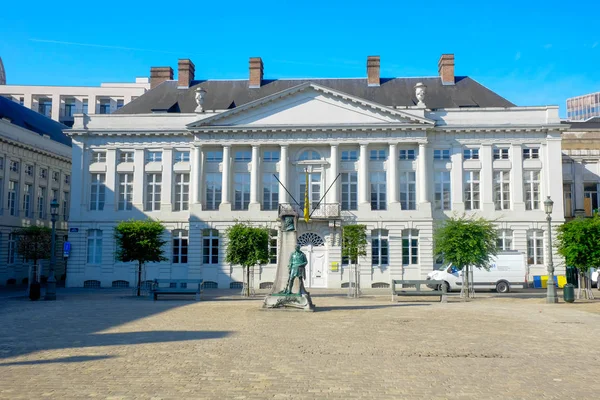 Place des Martyrs, Bruselas, Bélgica, mayo de 2019, Plaza de los Mártires, Plaza de los Mártires — Foto de Stock