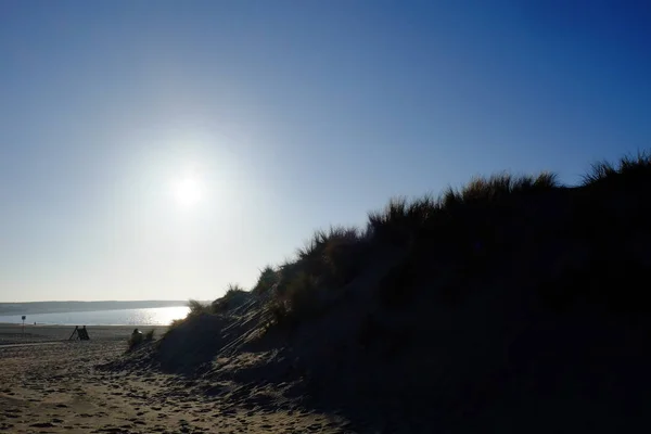 Spiaggia di dune di sabbia — Foto Stock