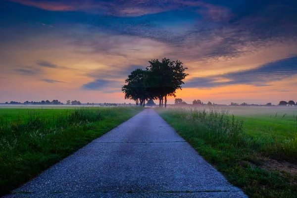 Alba splendente colorata — Foto Stock