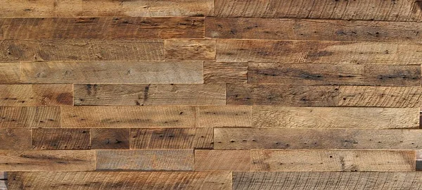 Reclaimed Wood Wall Paneling Texture — Stock Photo, Image