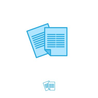 Harf veya belge simgesi. Kağıt simgesi. Liste amblemi. Belge veya diploma.