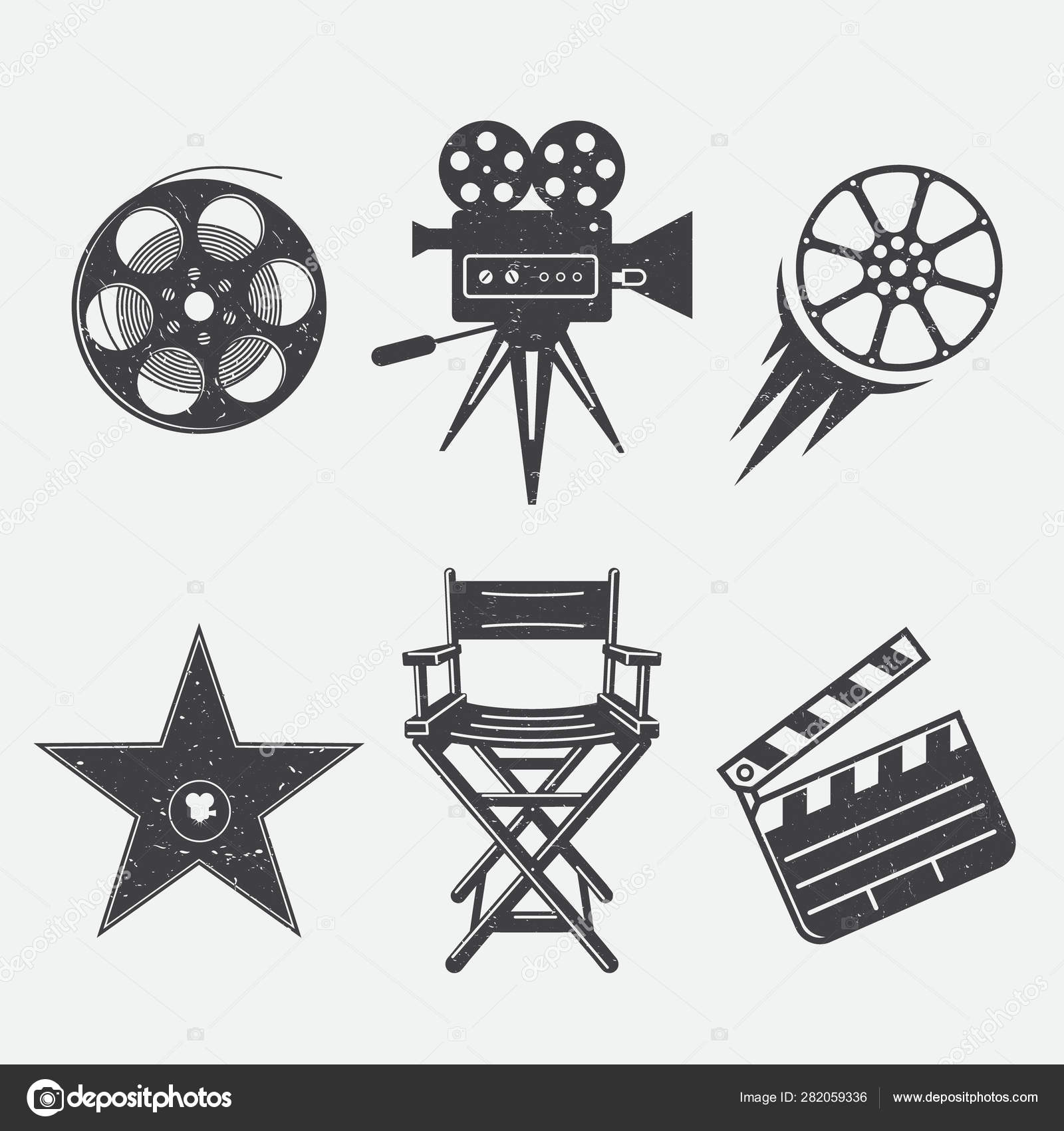 Cinema Clapper Icon. the Symbol of Filming a Movie or TV Series