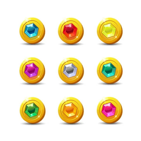 Oyun arayüzü simgeleri Coin.