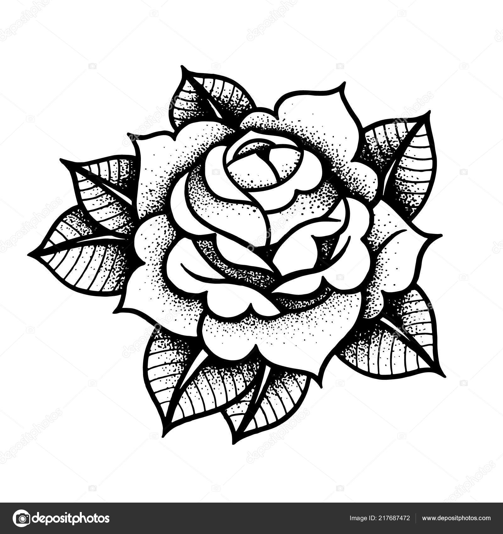 flower tattoo illustration