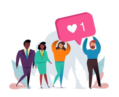 Kabarcık yeni sayaç bildirim Icon.Likes ve olumlu geribildirim kavramı.
