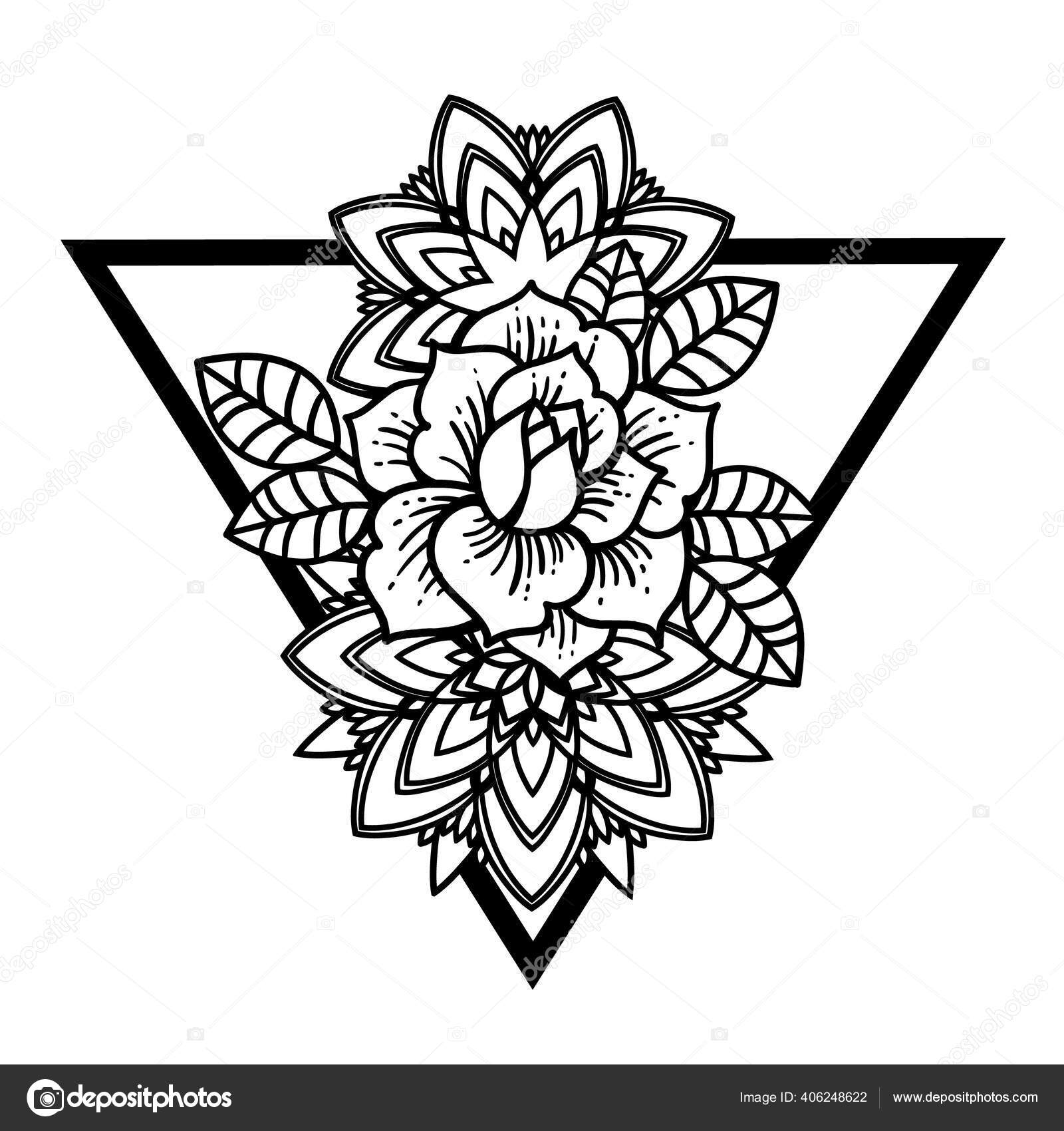 Tattoo-Kunstsammlung Zeichnung und Skizze schwarz-weiß 6006160 Vektor Kunst  bei Vecteezy, image size:1600x1700